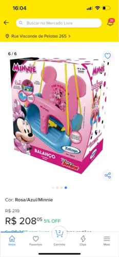 Balanço infantil 