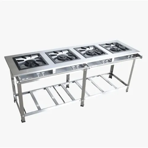 FOGÃO INDUSTRIAL INOX 4BOCAS