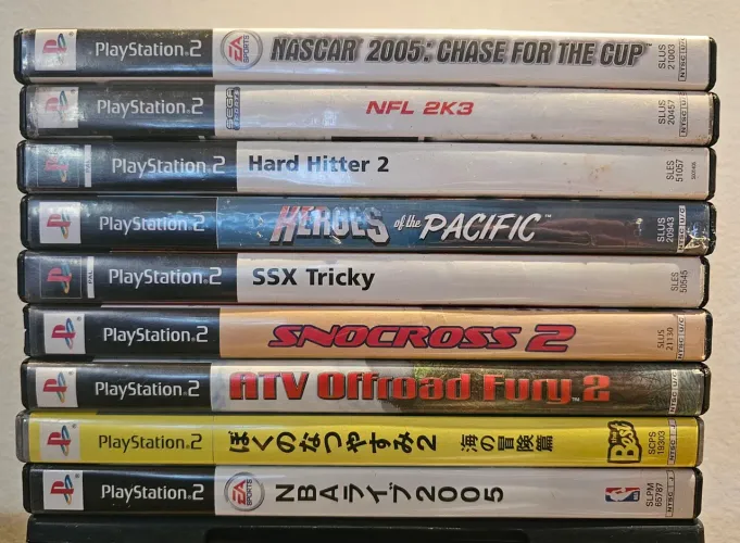 Lote de jogos de PS2 (Atenção para a descrição)