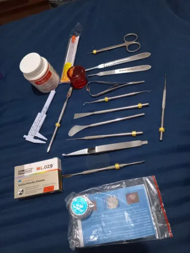 Kit de Instrumentos de podologia. 