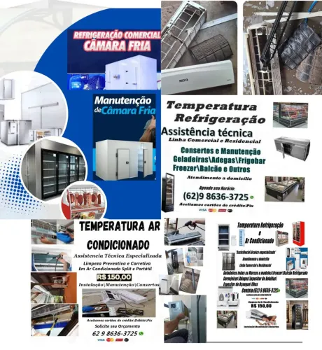 Seja bem vindos(Consertos e Manutenção em Geladeiras,Câmera fria,Freezer e outros 