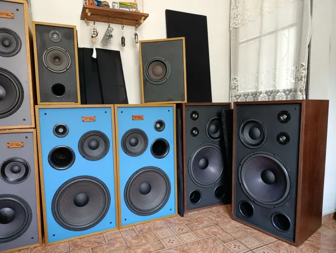 Caixas acústicas artesanais, 10", 12", 15" polegadas, alta definição de áudio!