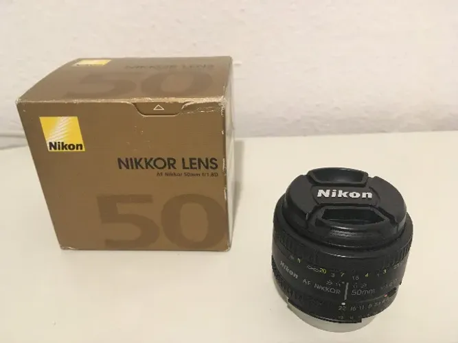 Lente Nikon AF Nikkor 50mm f/1.8D