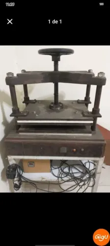 Prensa Manual Industrial quente e fria