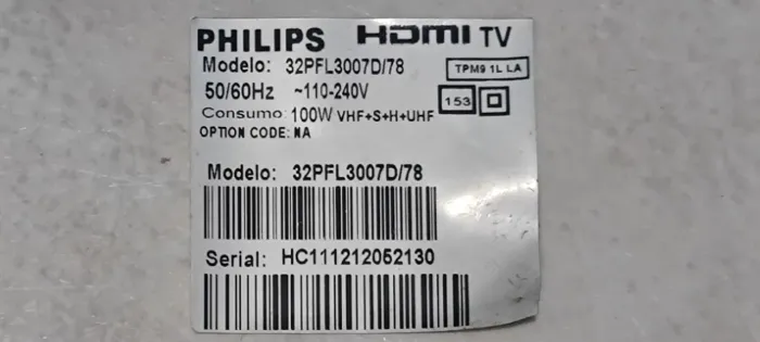 Placas de tv Philips 32PFL3007D/78