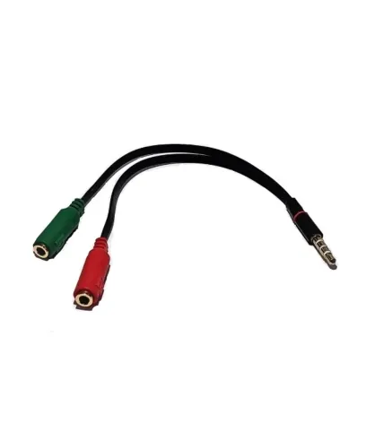 Noobi Informática | Adaptador P3 Macho para 2 P2 Femea