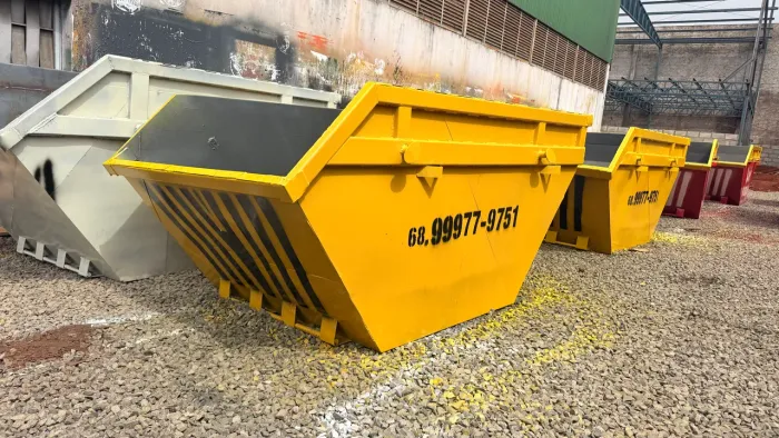 Unifer Metalúrgica - Containers, Containera almoxarifado e Caçambas, caçambas poli.