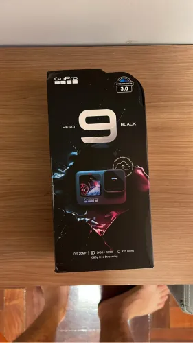 GoPro Hero 9 Black 5K Estabilização Hypersmooth 128gb Prova d?água Completa Nova