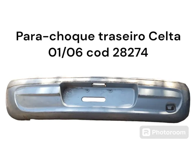 Para-choque traseiro Celta. 01/06
