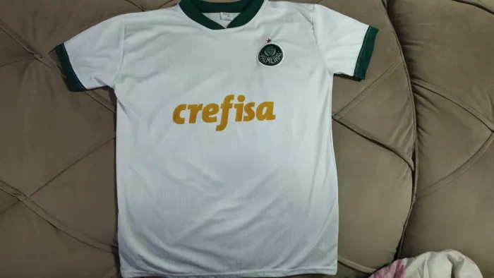 Camisa de Time infantil Palmeiras Tamanho 14 R$:50 Reais