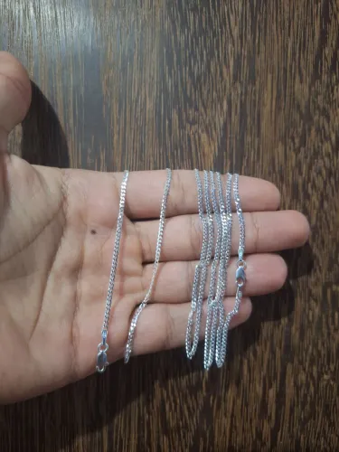 Cordão e pulseira prata 925 grumet.