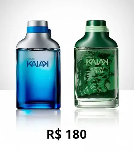 Perfume Kaiak tradicional + perfume Kaiak aventura intensa