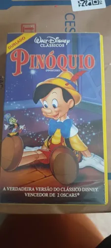 Vhs Pinoquio - Clássico Disney Dublado