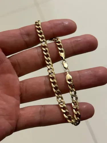 Pulseira maciça de ouro 18k