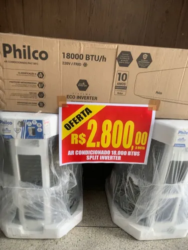 Ar Condicionado Philco Inverter 18/30/60K BTU