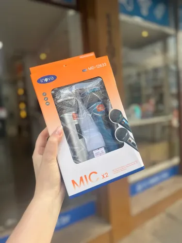Kit de Microfones Duplo P10 
