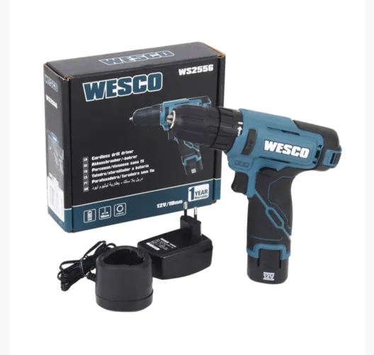 Furadeira/Parafusadeira sem fio WESCO WS2556 12V/10mm