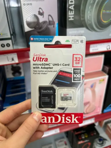 Cartão Sandisk 32GB para Câmera gravação fotos