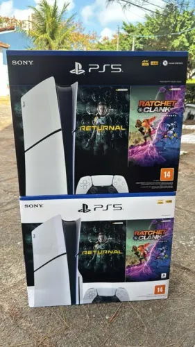 PS5 lacrado mídia digital com jogos e controle !!!