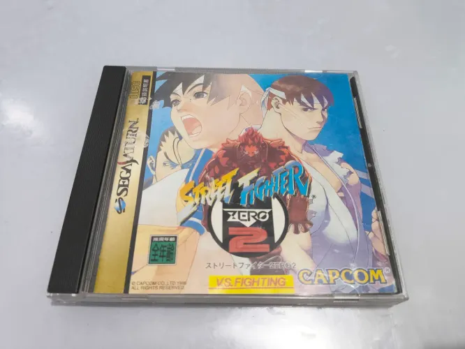 Street fighter zero 2 original japonês sega Saturn.