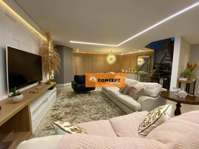 Apartamento Duplex com 3 dormitórios à venda, 460 m² por R$ 2.380.000,00 - Centro - Suzano