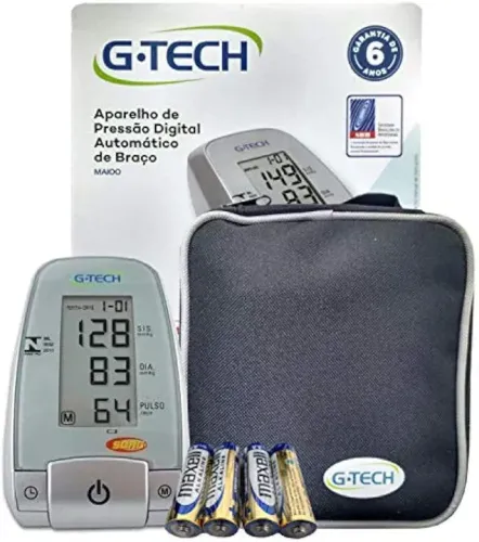 Aparelho de Pressão Digital Automático de Braço G-Tech
