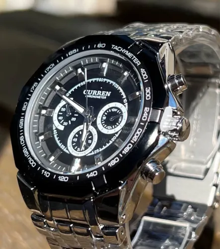 Relógio  aço inoxidável luxo, militar, esporte, quartzo