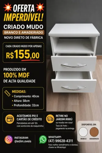 Criado mudo novo!