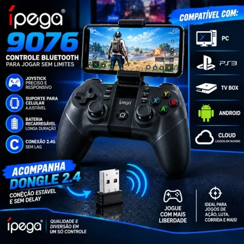 Controle Bluetooth Ipega 9076