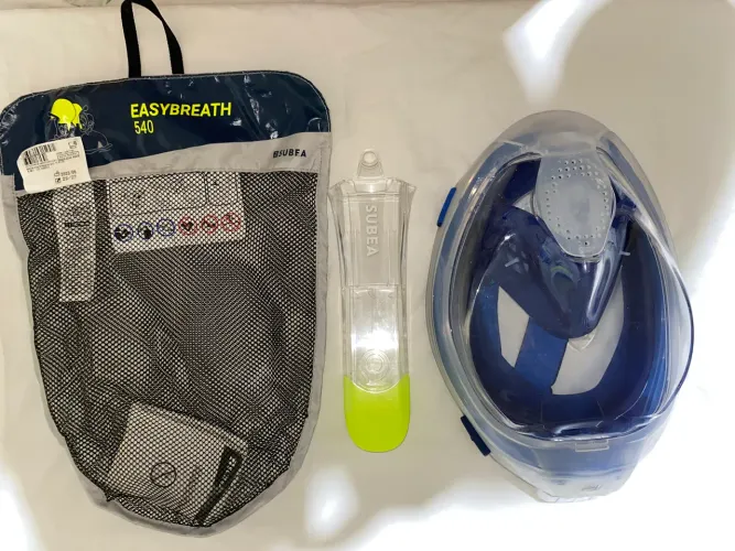 Máscara de Snorkel Full Face Subea Easybreath 540 - Seminova
