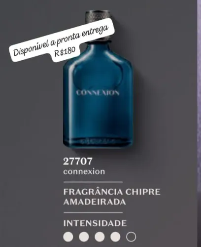 Perfume conexo da Boticário disponível a pronta entrega