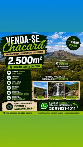 Terreno 2.500 mt em Jaboticatubas São José da serra