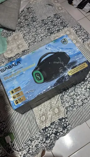 Caixa de som sabala aprova dágua