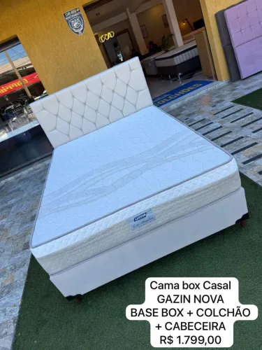 Cama box Casal GAZIN NOVO TOP - ENTREGO