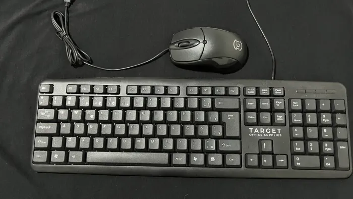 Teclado e mouse kit
