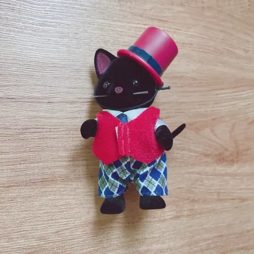 Sylvanian Families - Papai Gato Meia Noite
