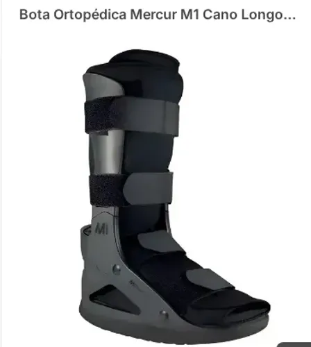 Bota ortopédica robocop cano longo