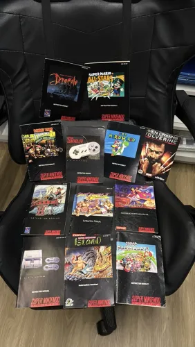 Lote de manuais originais