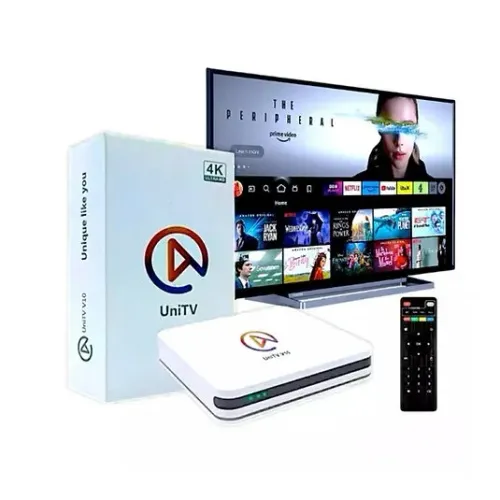 Aparelho de TV 4K Vitalício U N I T V V10 Ultra HD + Controle + HDMI - NOVO