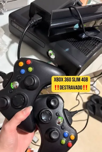 Xbox 360 Slim 4gb destravado