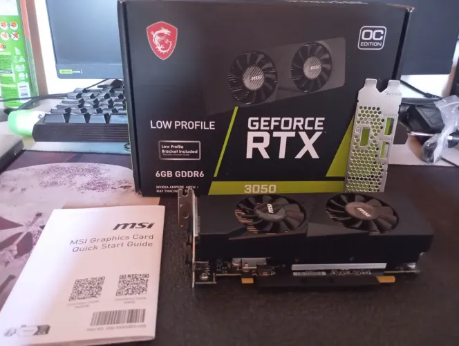 PLACA DE VÍDEO 3050 6GB MSI