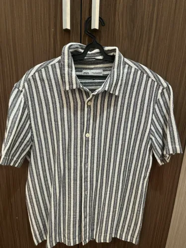 Camisa Linho - Zara - Tam: M