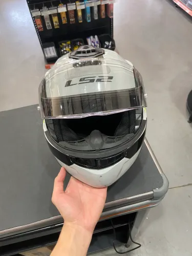 Capacete Articulado Ls2 Strobe 2 Autox Cinza Tamanho Do Capacete 60
