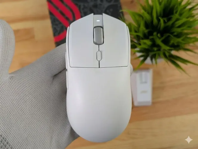 Mouse Gamer Sem Fio Ajazz AJ139 V2 MC, Sensor PixArt PAW3311, 12.000 DPI com Dock