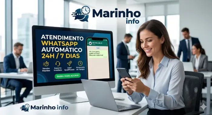 Desenvolvimento de autoatendimento Whatsapp 24h 7 dias por semana
