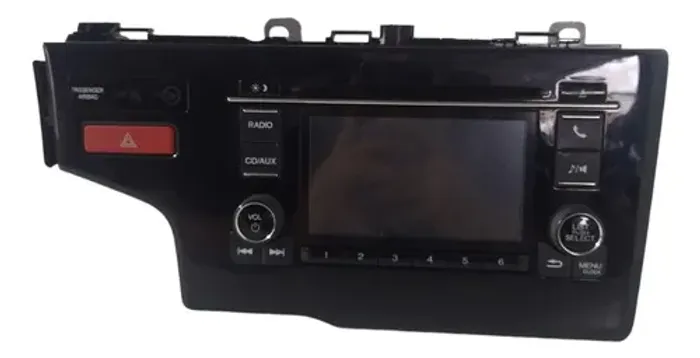 Central Rádio Multimidia Honda New Fit 1.5 2015 2016 2017  Preto