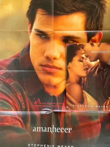 Livro Amanhecer + BRINDE + Poster Original-Saga Crepúsculo|Edição Capa do Filme|Excelente 