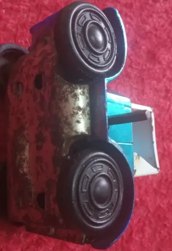 carrinho antigo japan anos 60/70 azul 