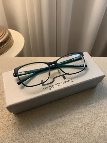 Armação Óculos Morel France Lightec 7205L Verde Musgo + Estojo Original (Raridade)