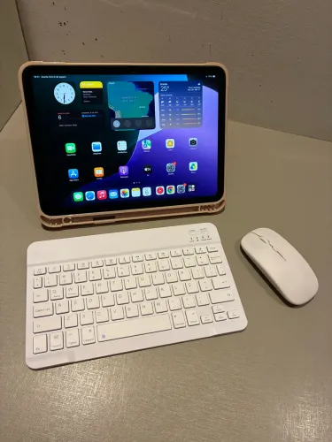 Teclado + Mouse sem fio para Ipad
